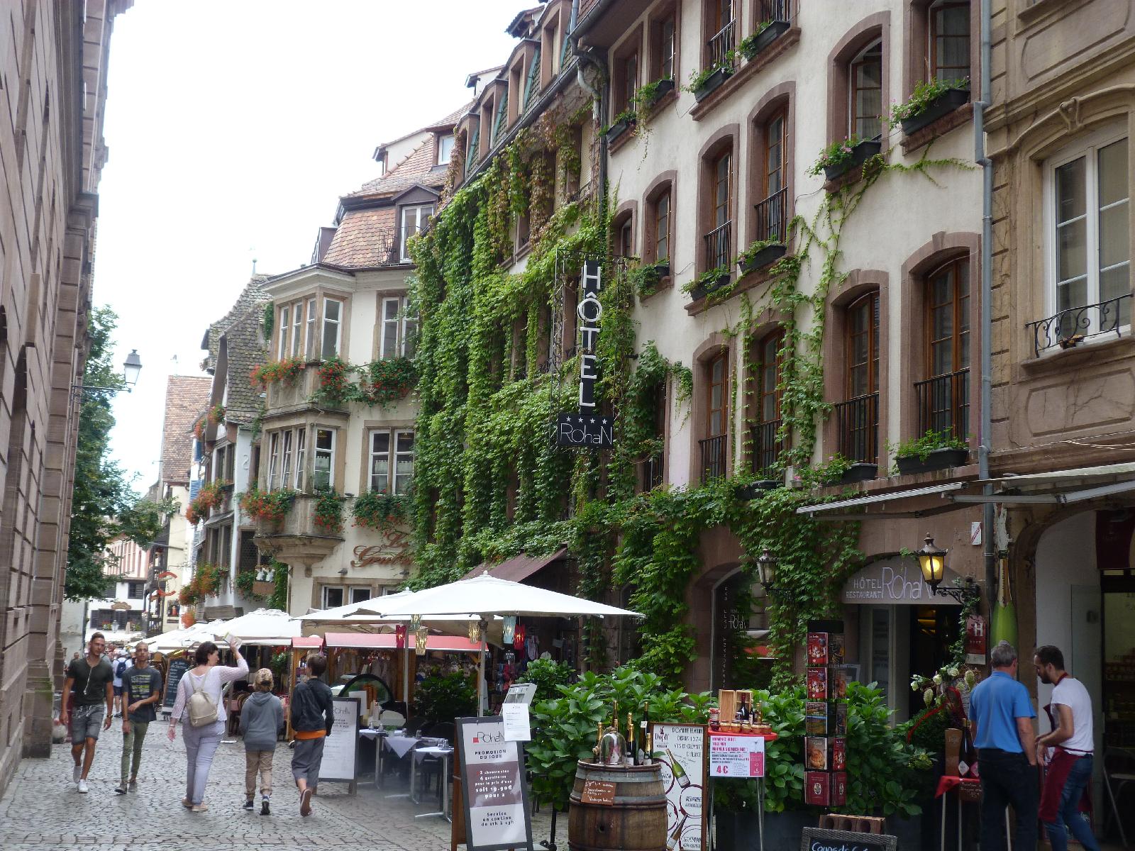 Another charming street with cafes and great plants