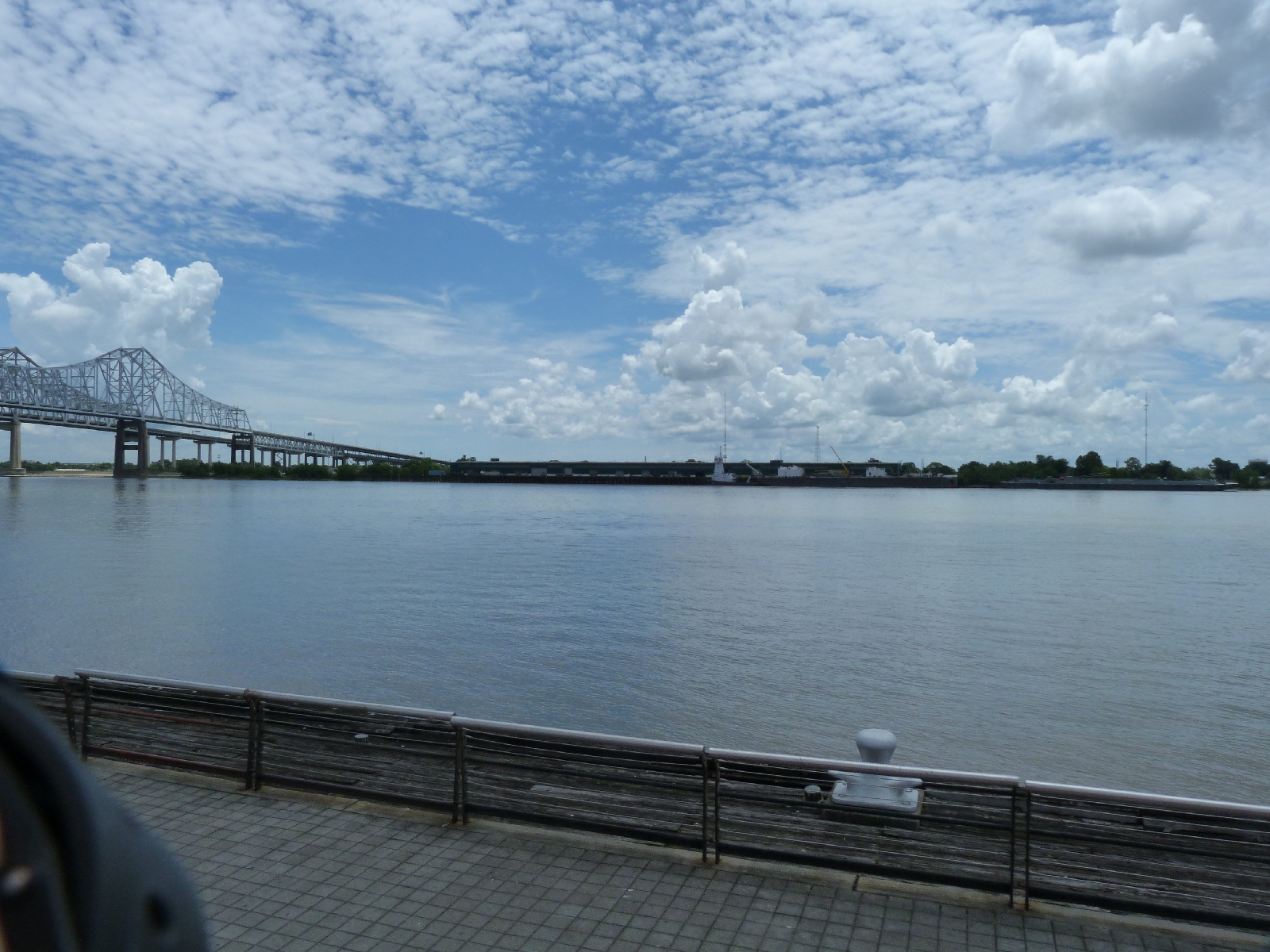 Mississippi upriver of the Crescent city Connector