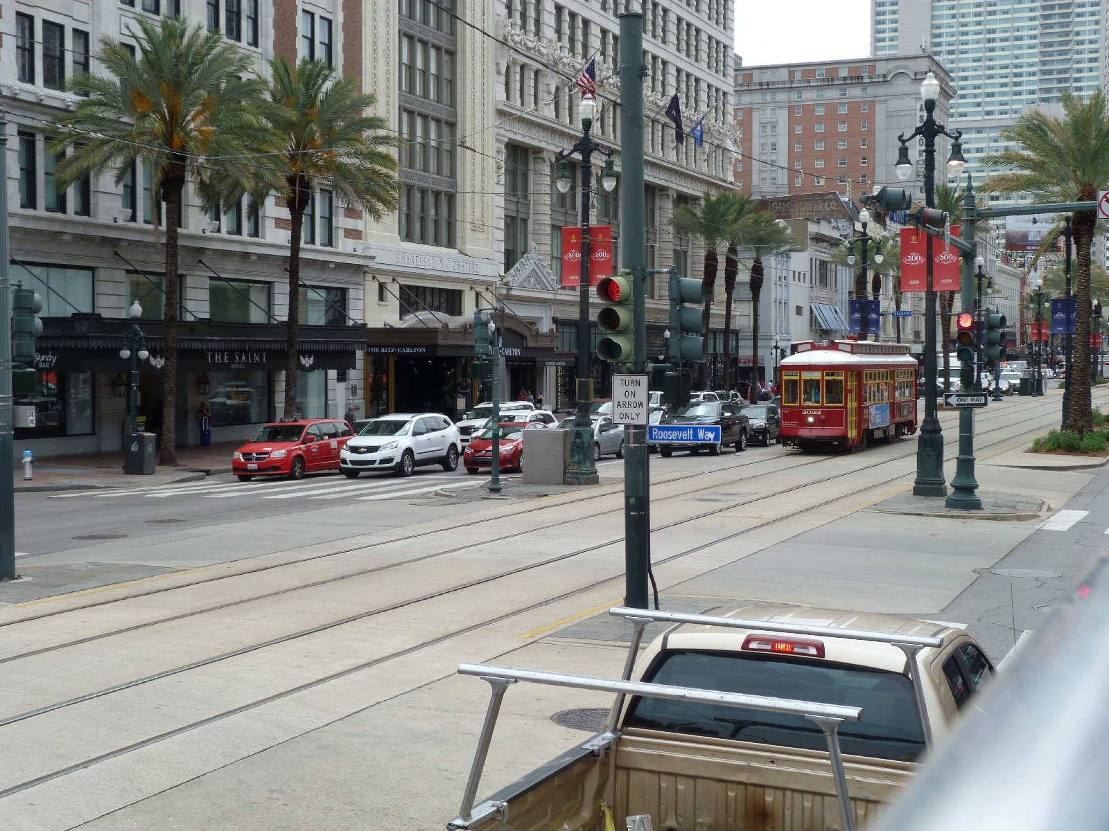 The trolley on Canal Street