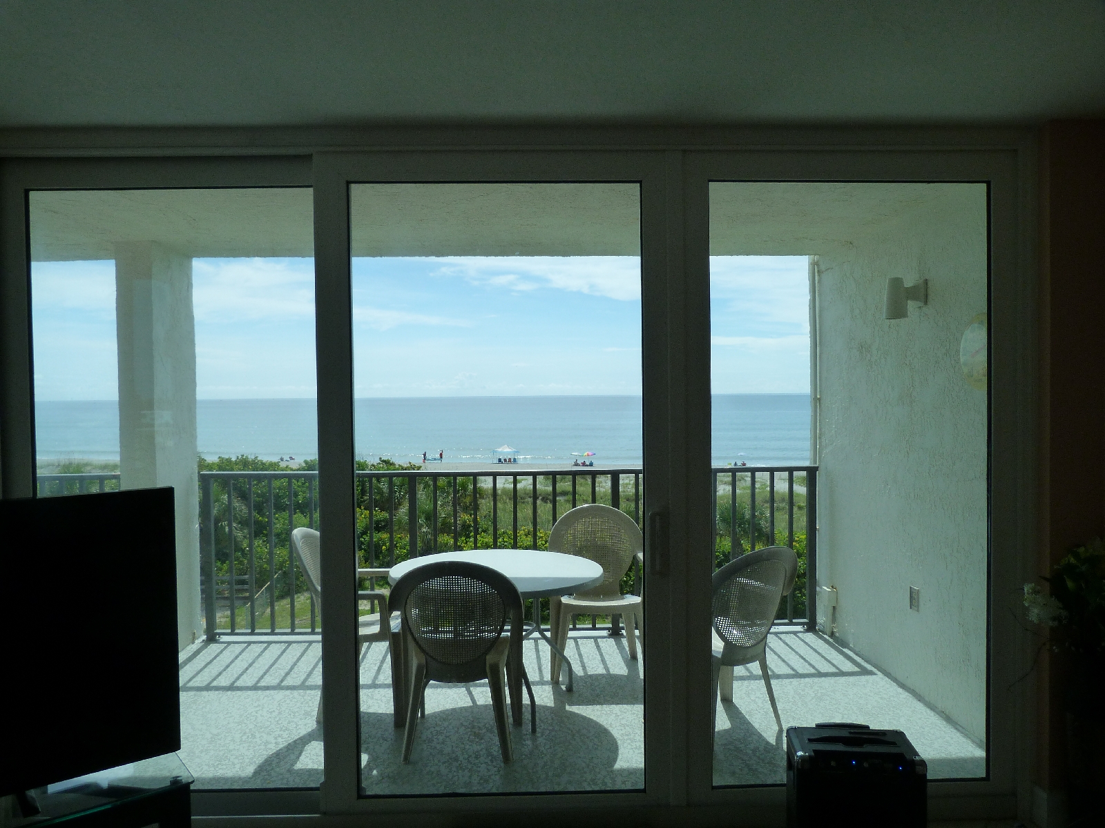 Balconey looking out over the Atlantic