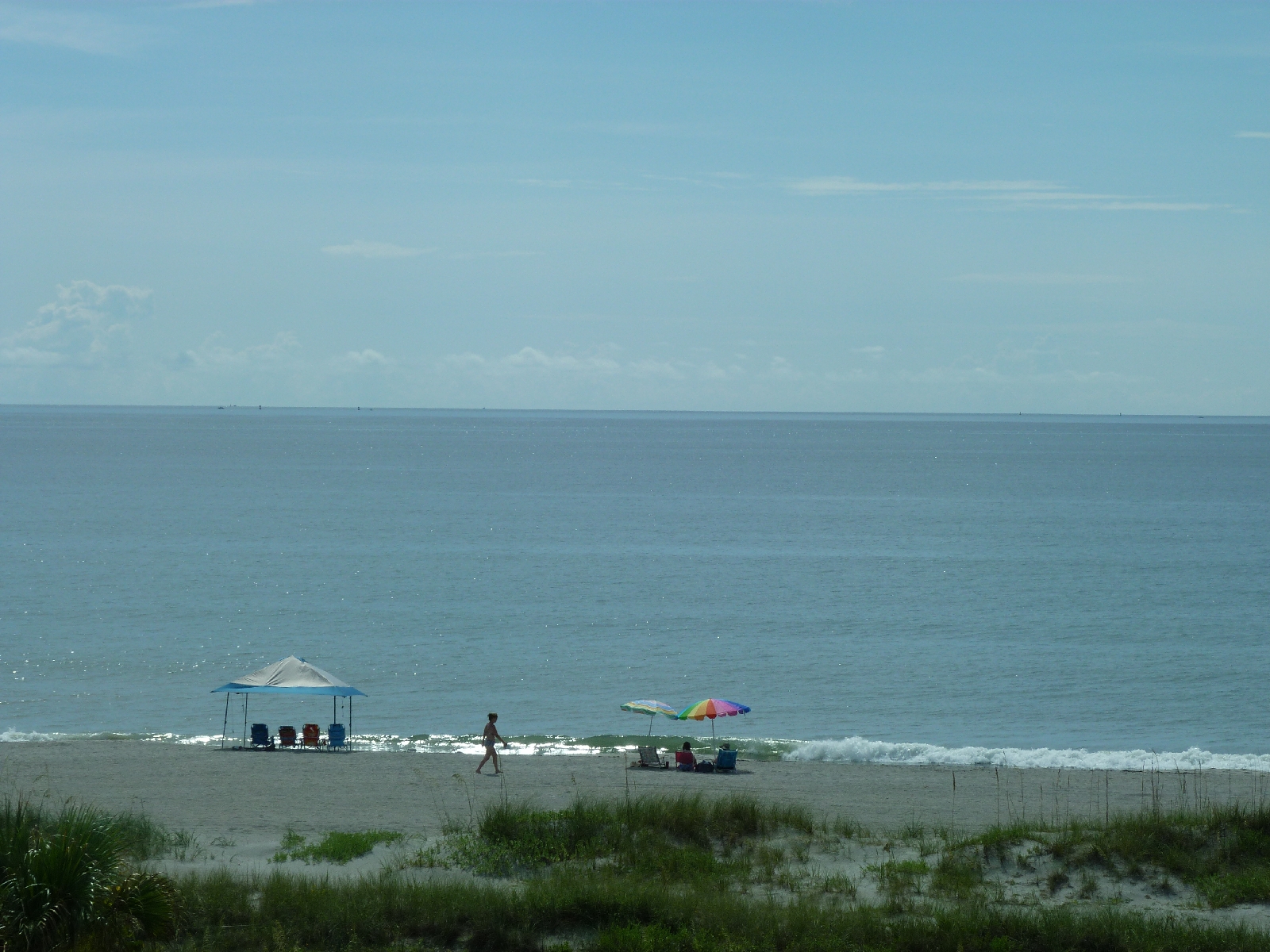 Beach scene - a calm sea