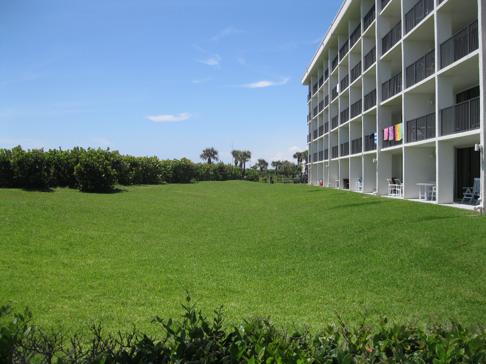 Cape Winds balconies overlooking the dune and ocean