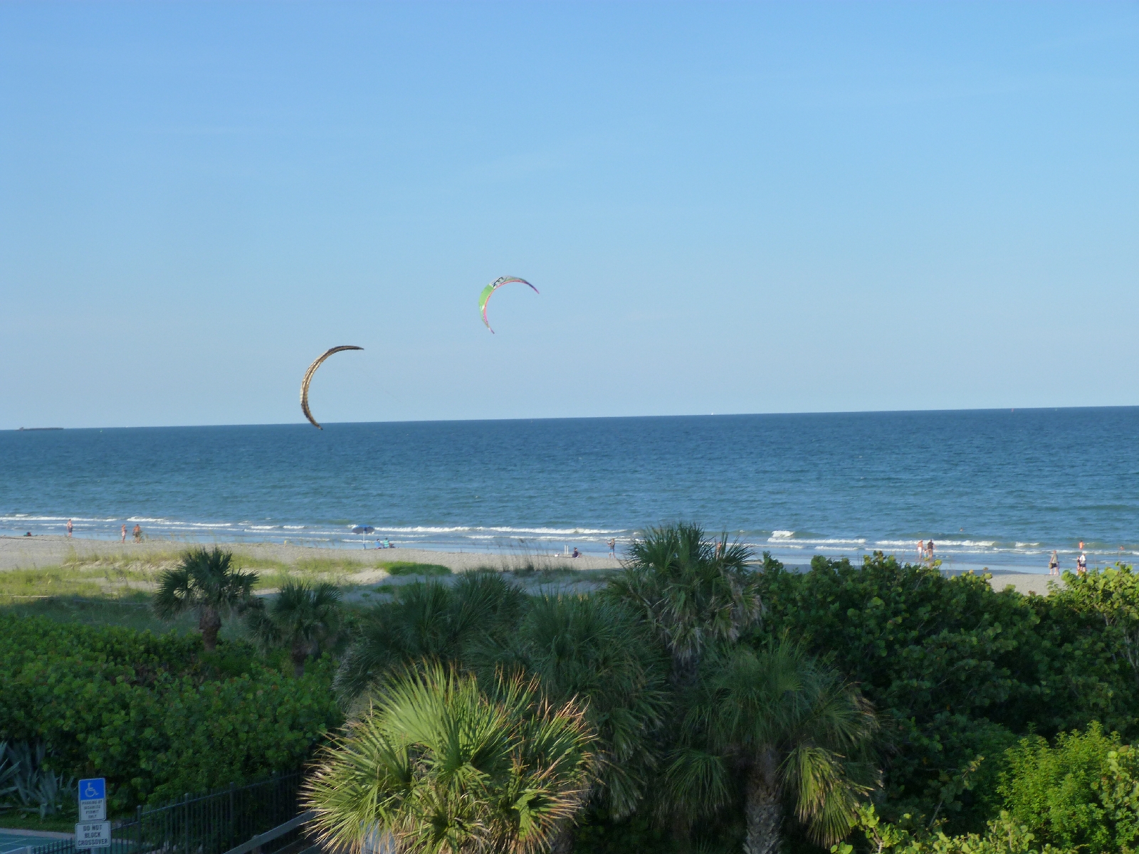 Two kites in the air