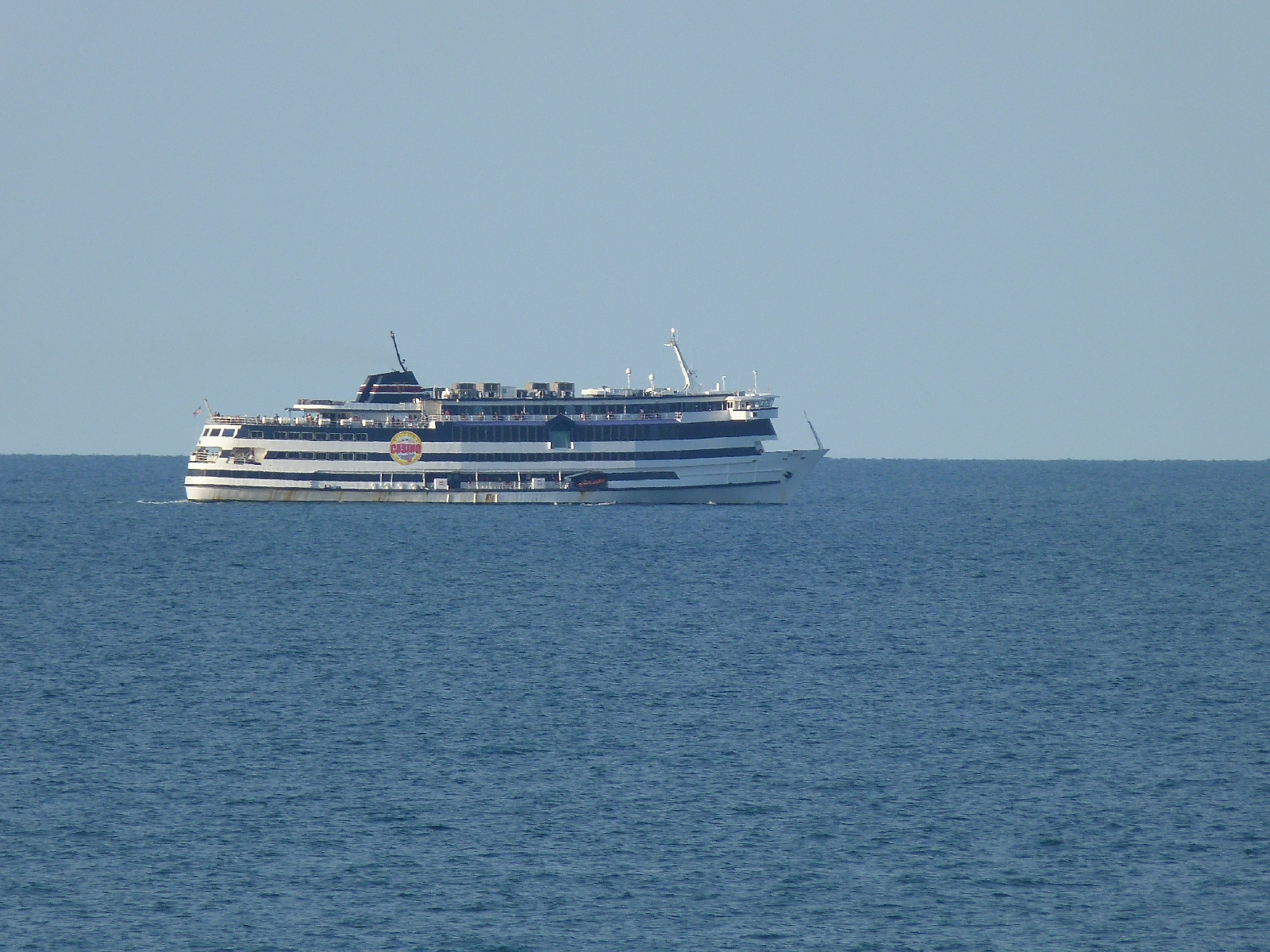 Daily casino boat heading out