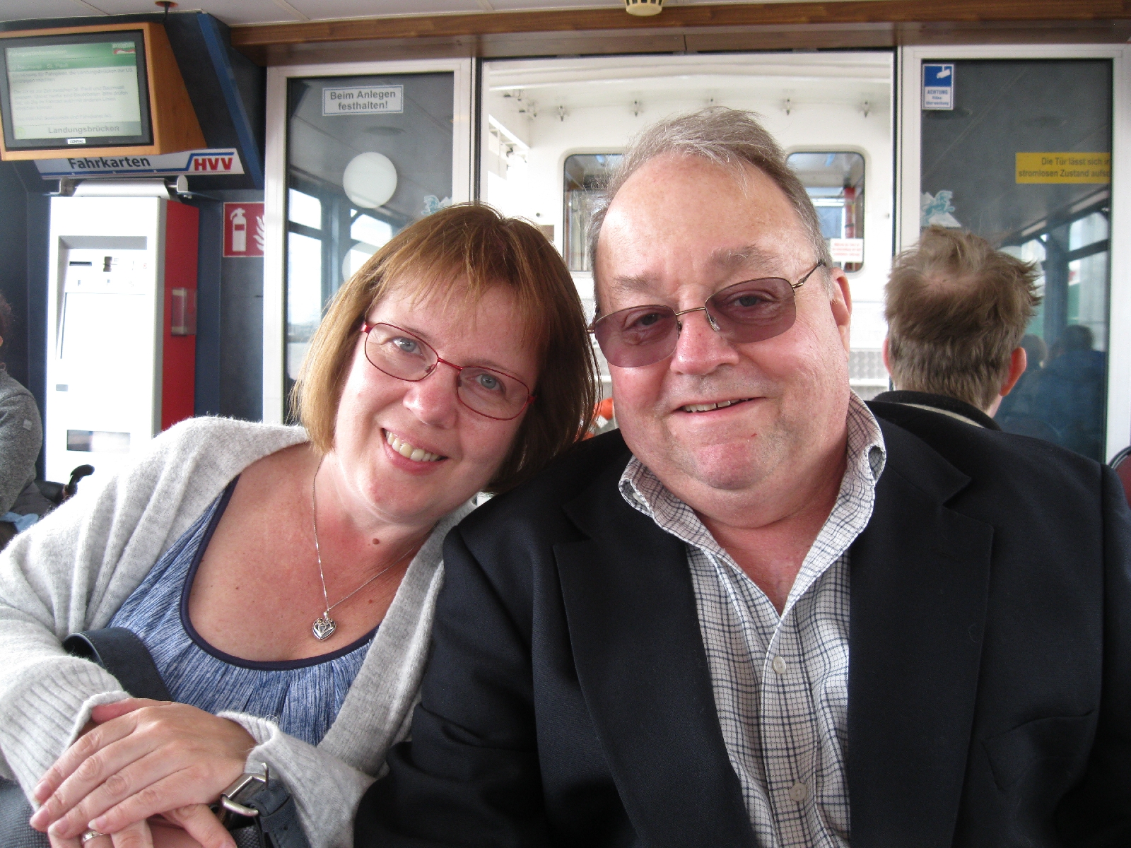 Chris and I on the Ferry